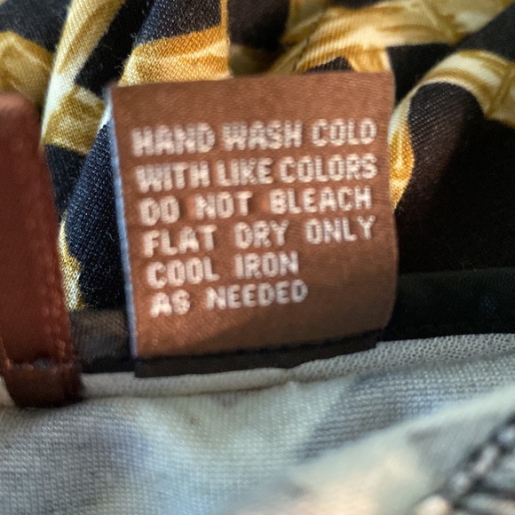 J. McLaughlin Black & Tan Bamboo Trellis Pencil Skirt - 2 - Picture 10 of 10